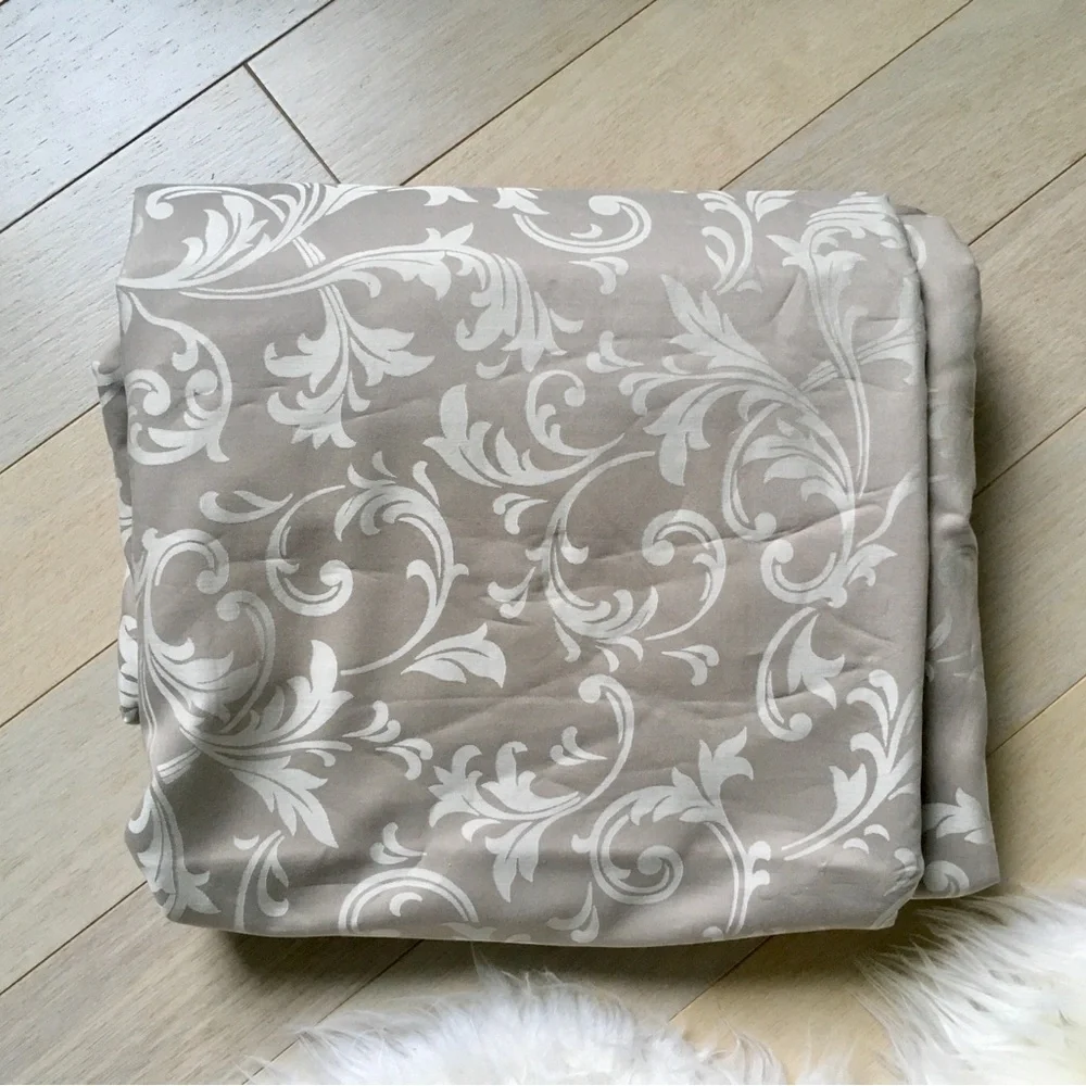 NWOT Fieldcrest luxury damask romance Egyptian cotton duvet cover